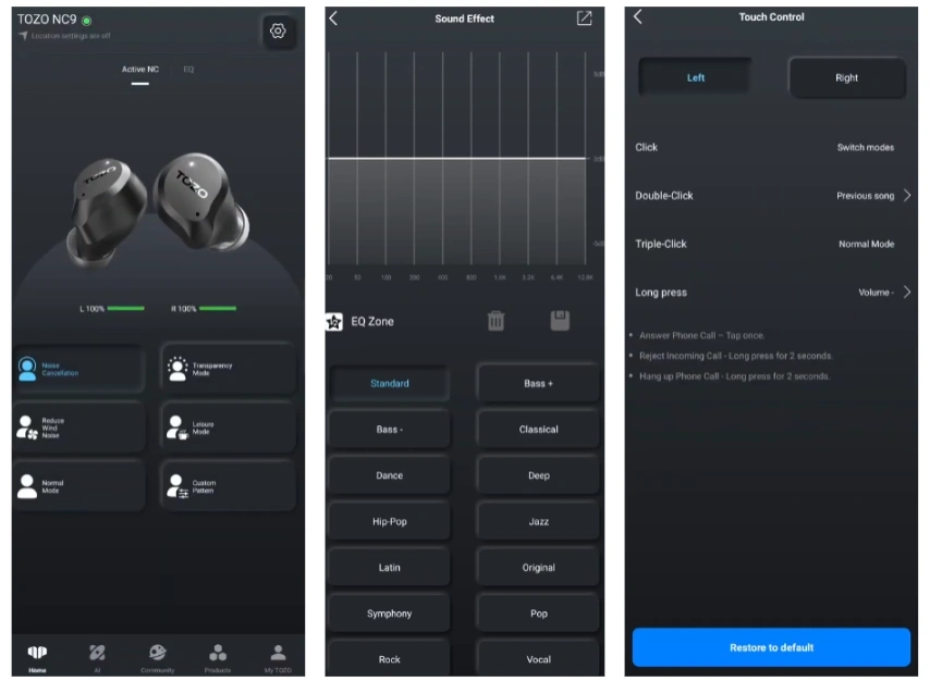 TOZO NC9 App